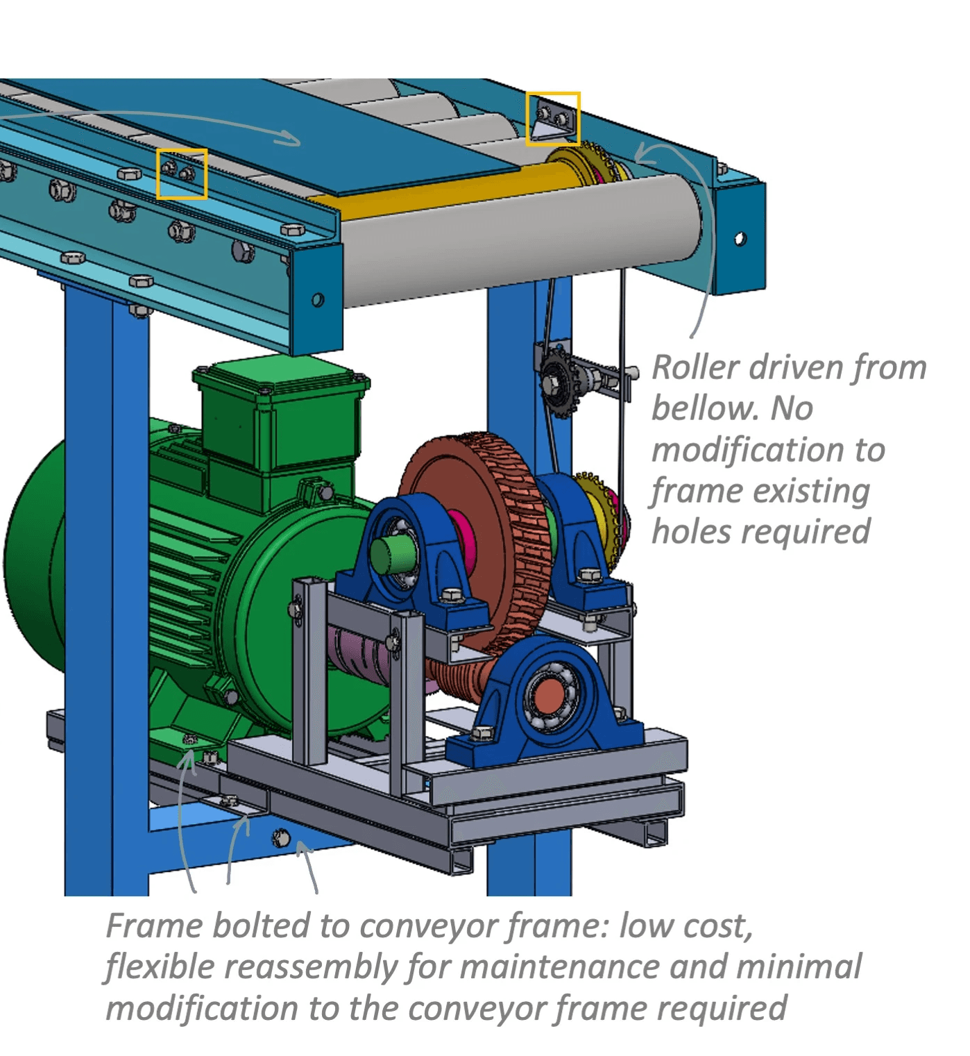 3D CAD model of mechanical engineering design